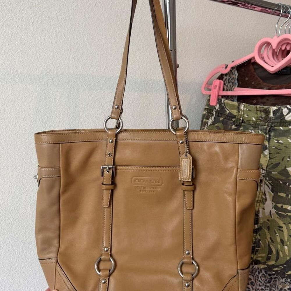 Coach Women's Tan and Brown Bag